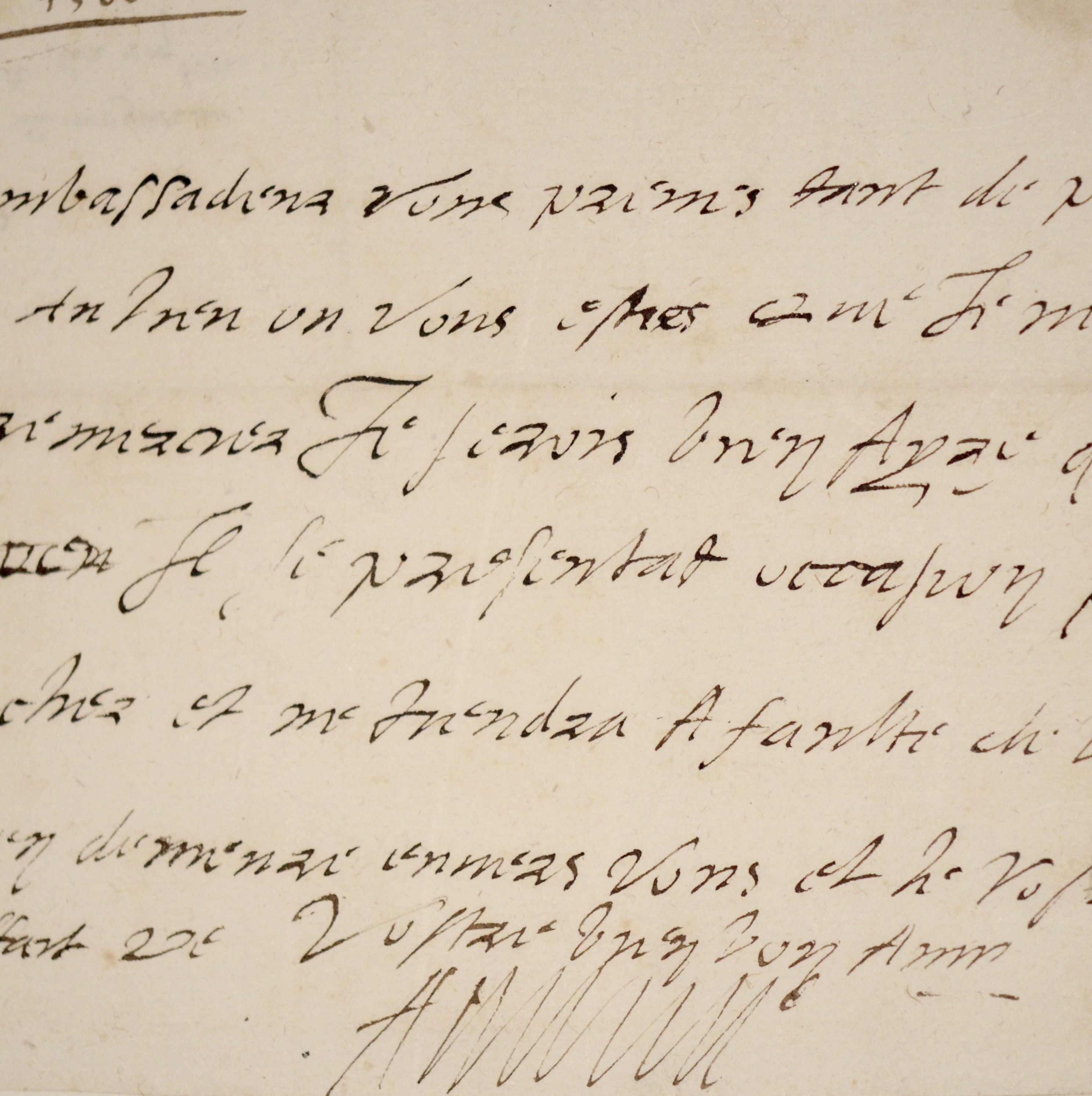 Rare lettre du roi de Navarre Antoine de Bourbon