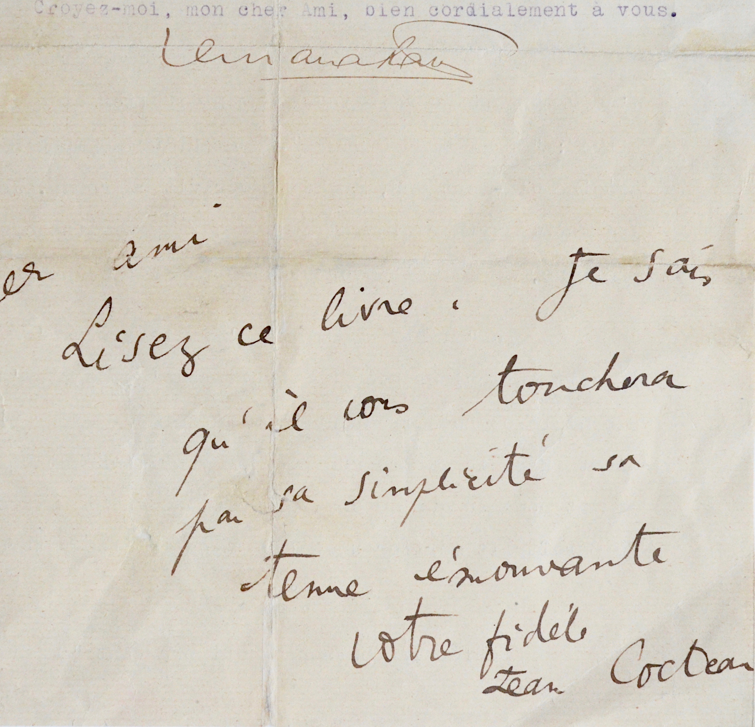 Grasset et Cocteau révèlent « Le Diable au corps »