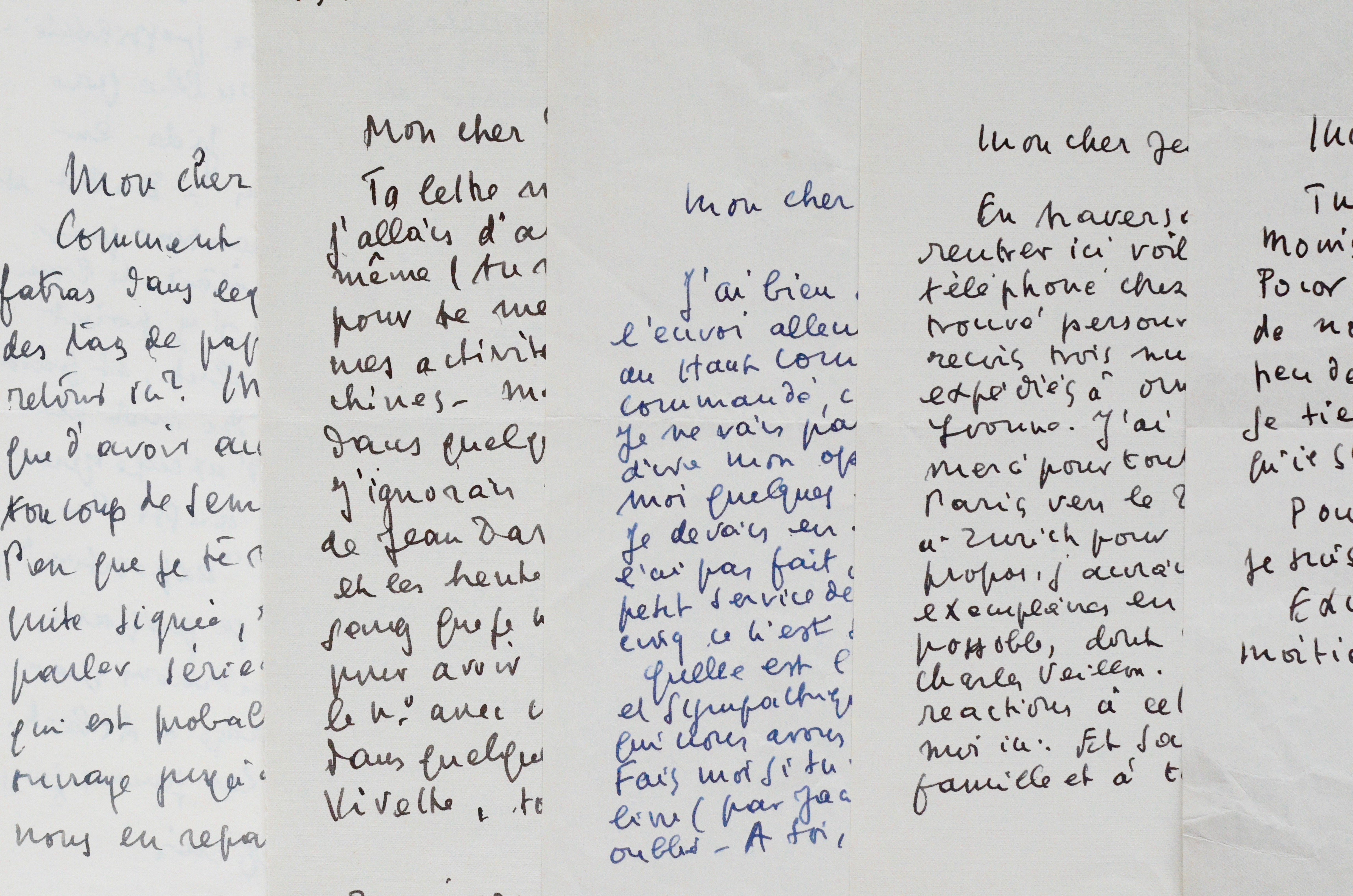 Cinq lettres de Louis Guilloux