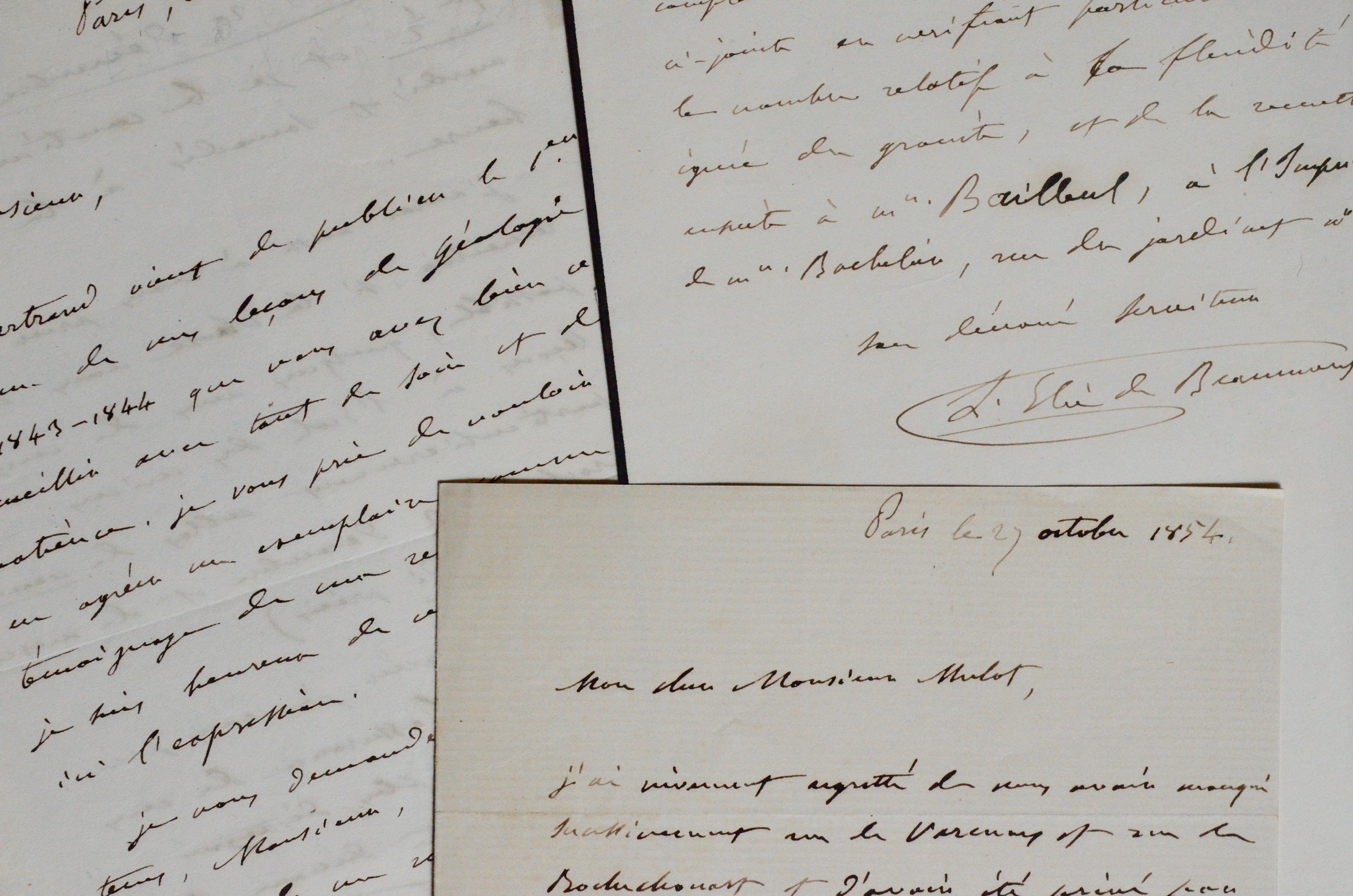 Élie de Beaumont et ses Leçons de Géologie