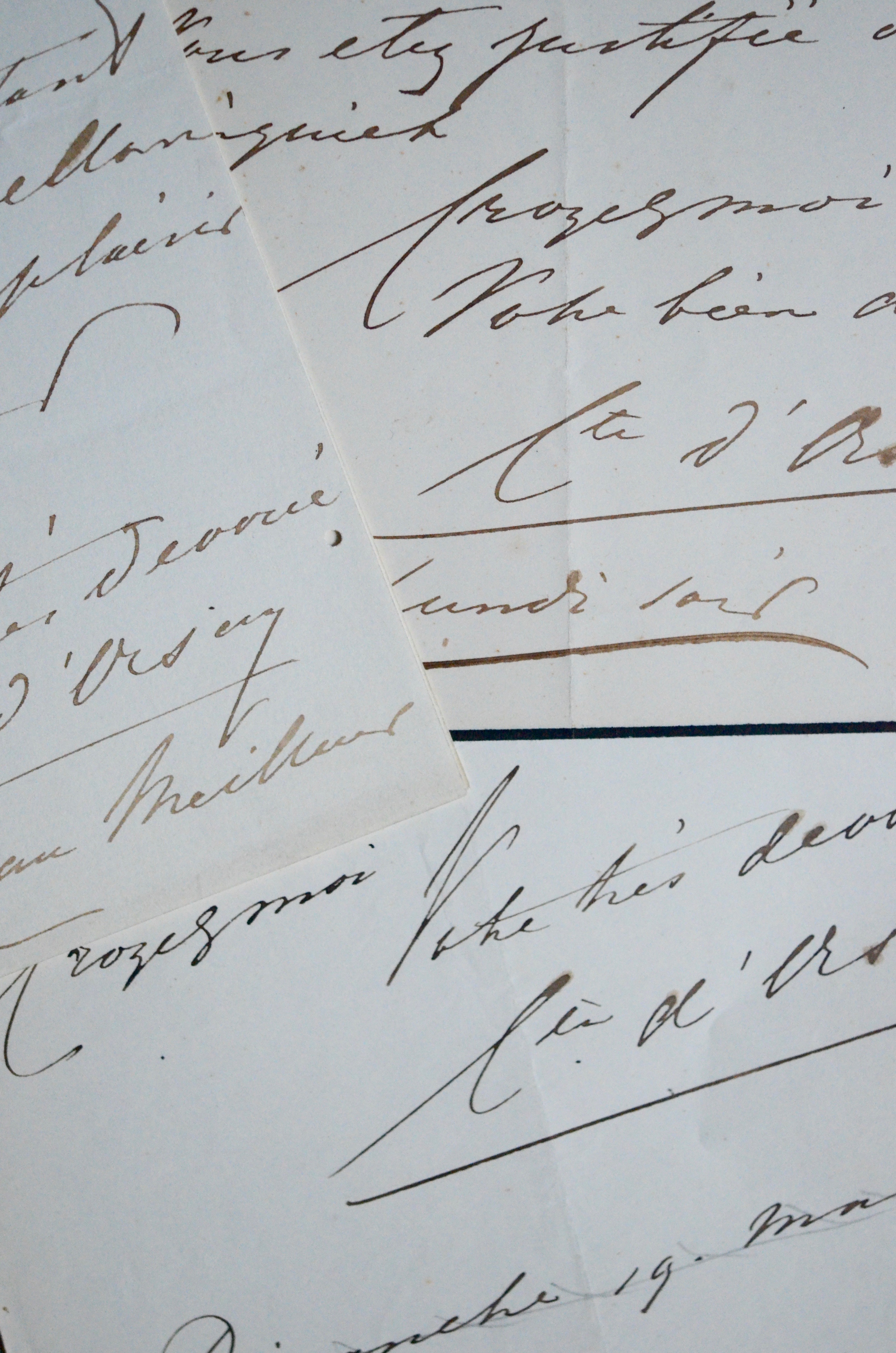 Trois lettres du dandy Alfred d’Orsay à Arsène Houssaye et Juliette Dubufe