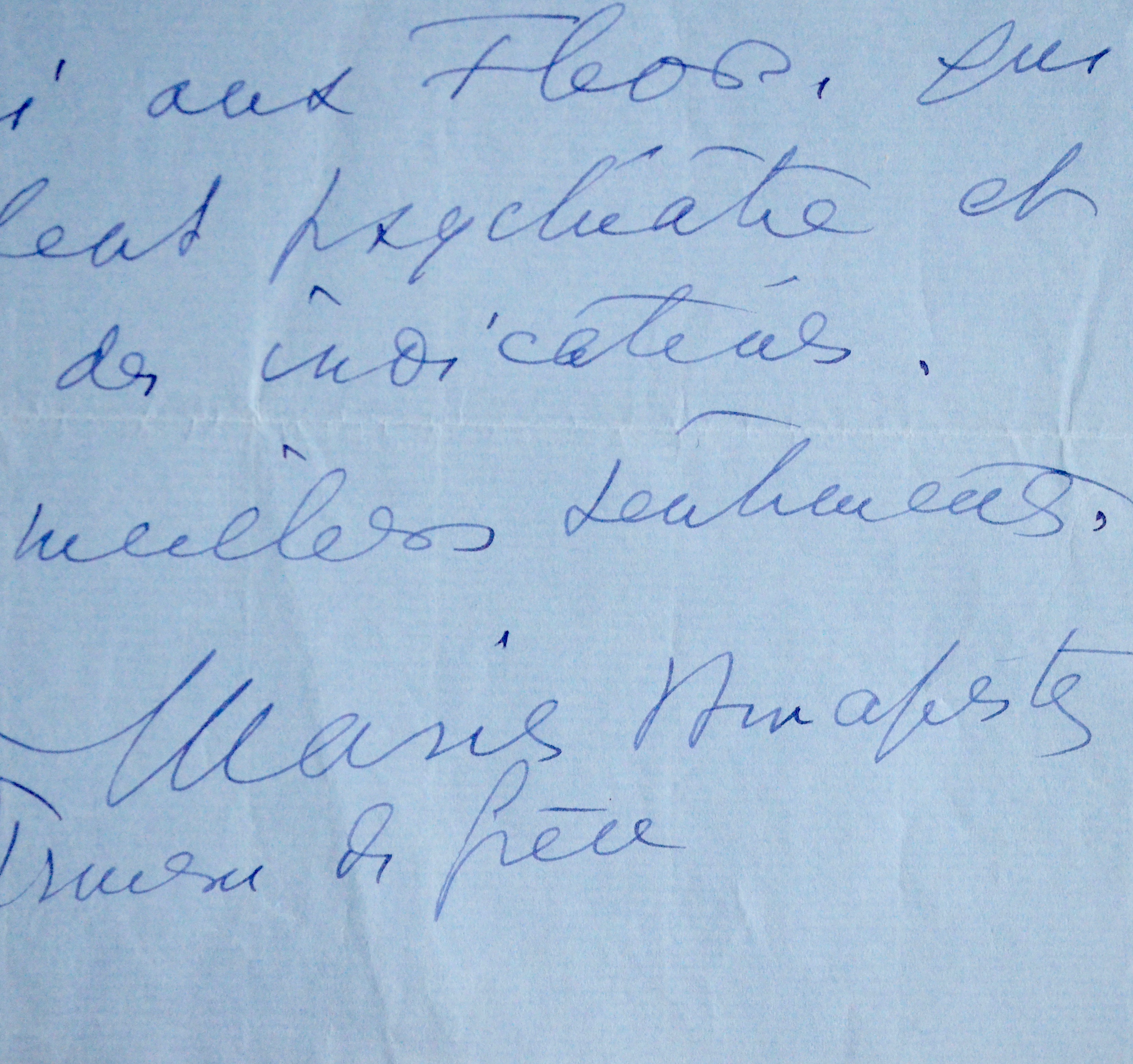 Marie Bonaparte ne prend plus d’analyses et recommande son confrère Adrien Borel