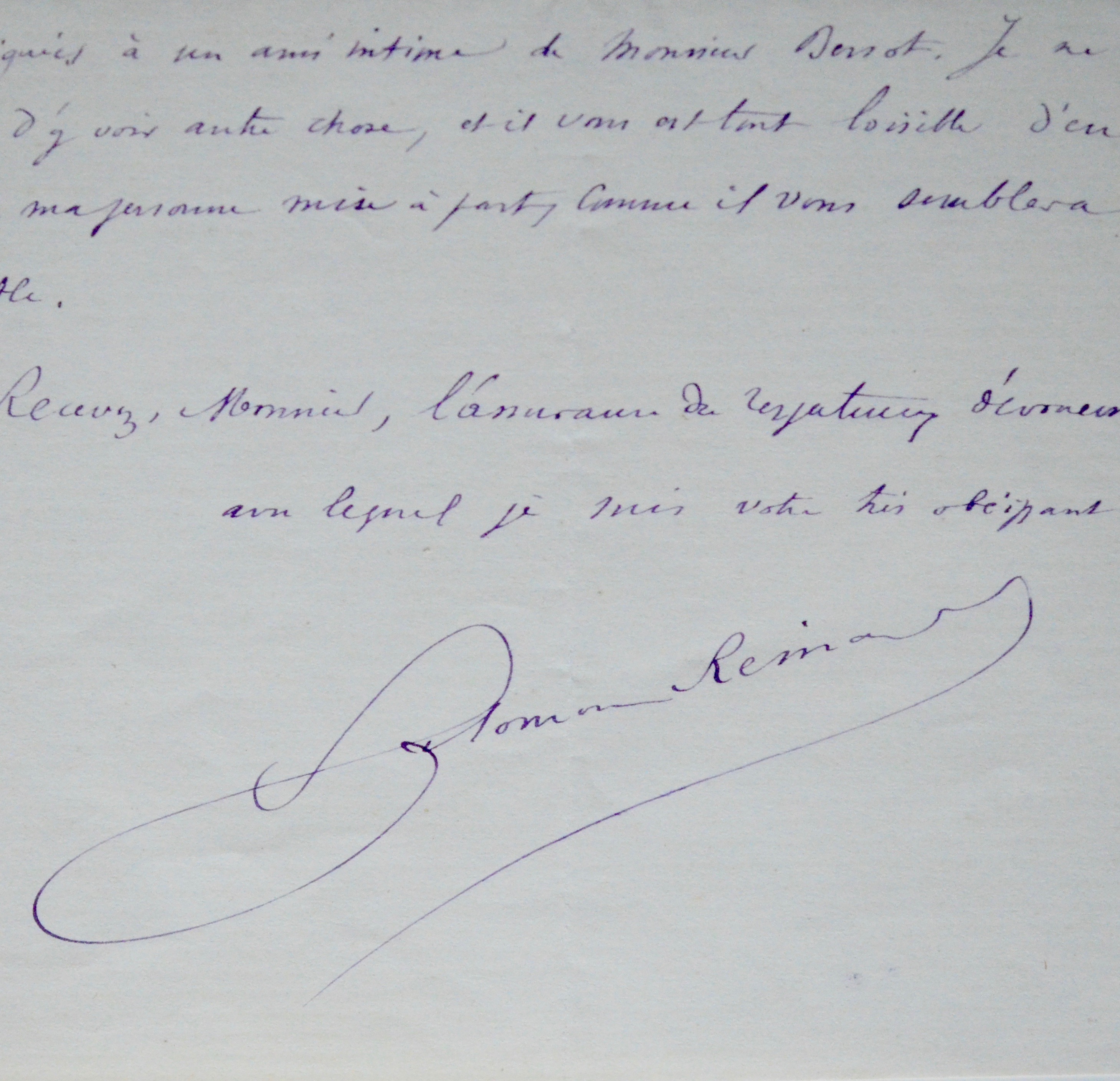 Longue lettre de Salomon Reinach, sur le professorat à l’Ecole Normale Supérieure