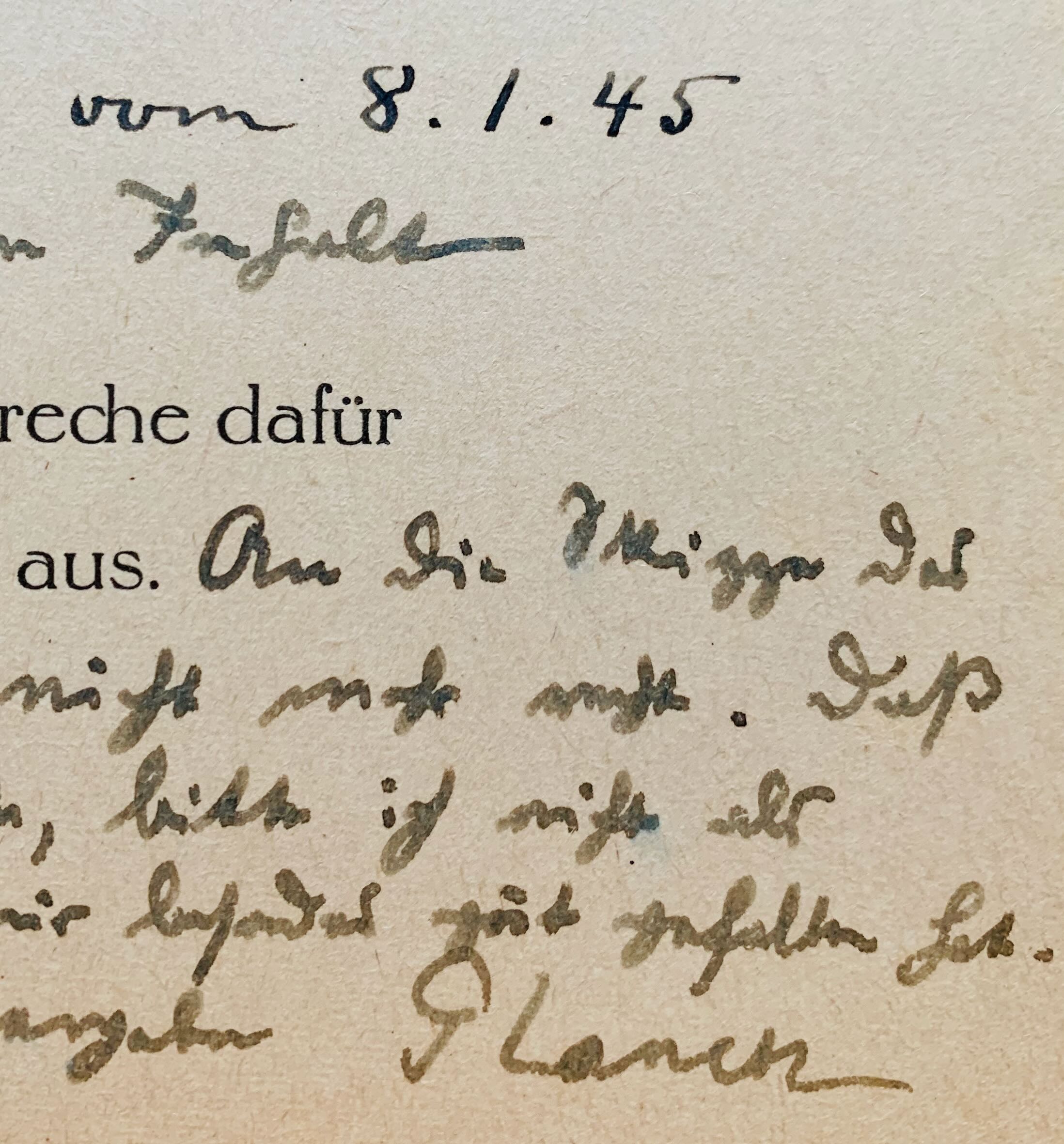 Max Planck évoque une esquisse du peintre Fritz Reusing avec son éditeur Keiper