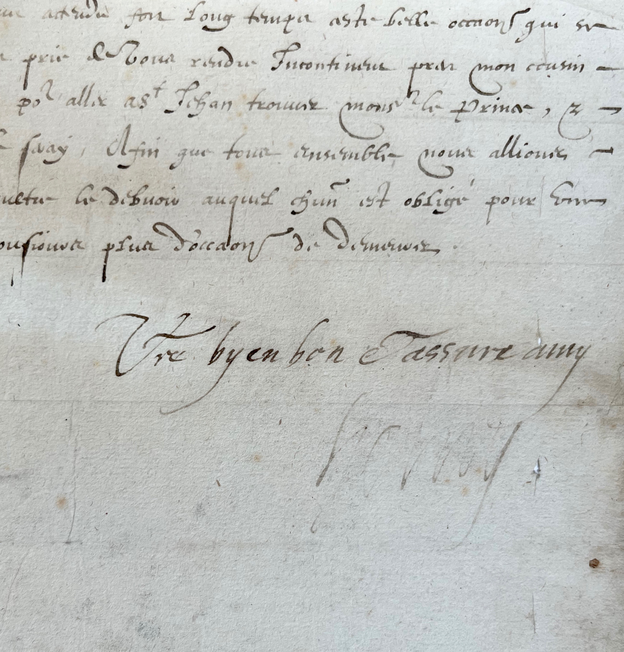 Henri IV donne ordre de rejoindre La Trémoille