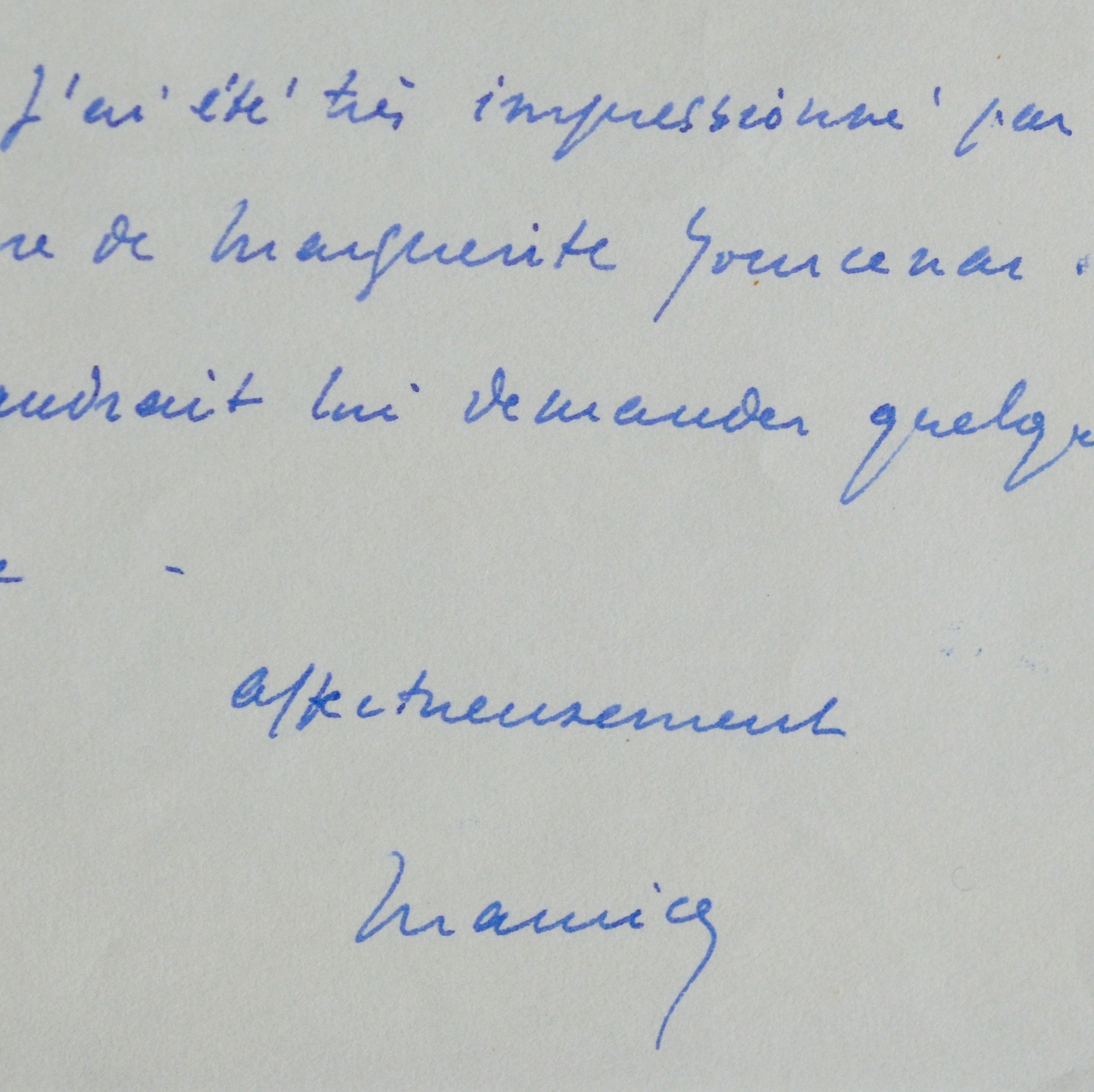 Maurice Sachs très impressionné par livre de Marguerite Yourcenar