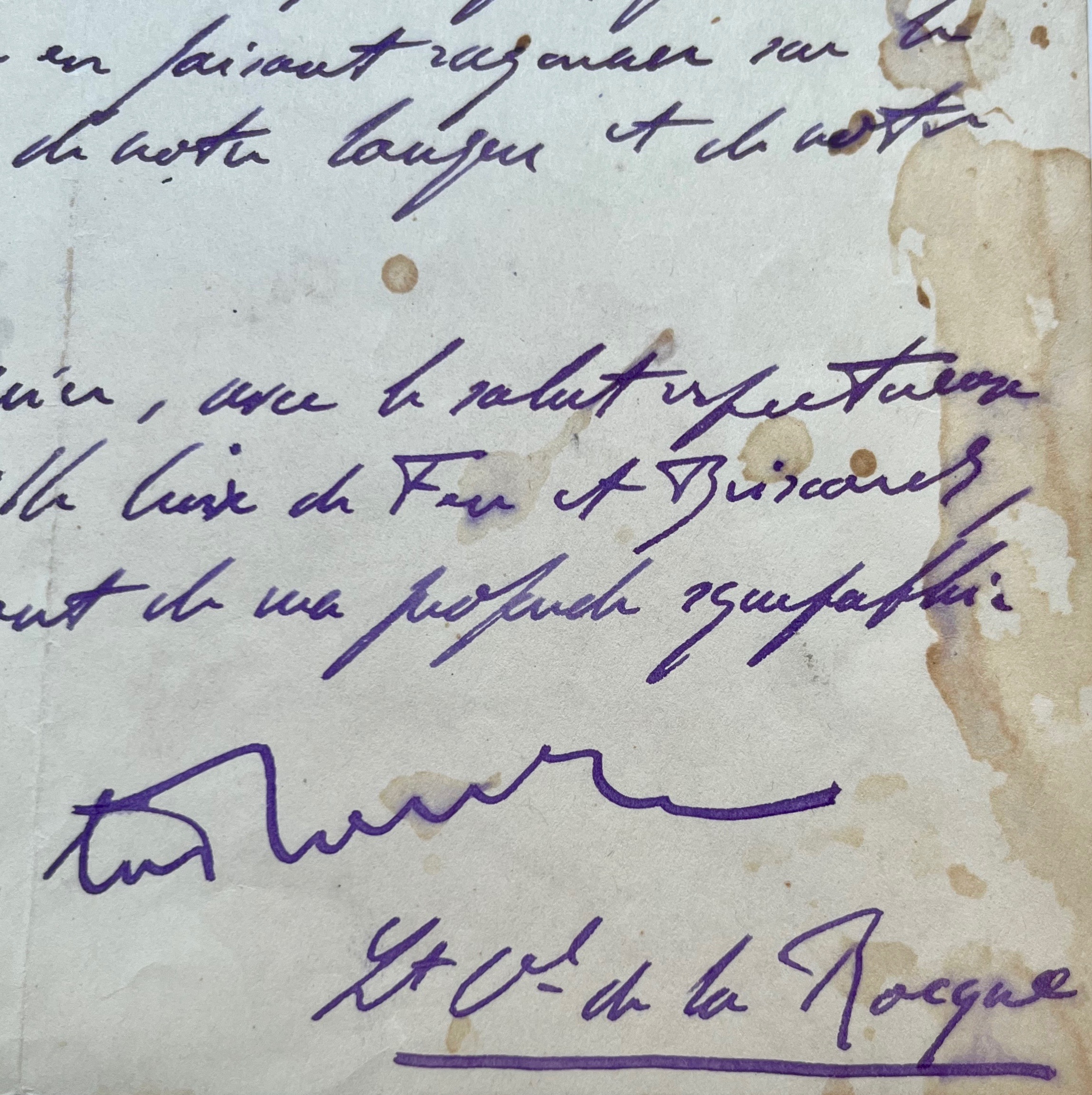 Le colonel de La Rocque s’honore de servir la cause nationale avec les Croix de feu