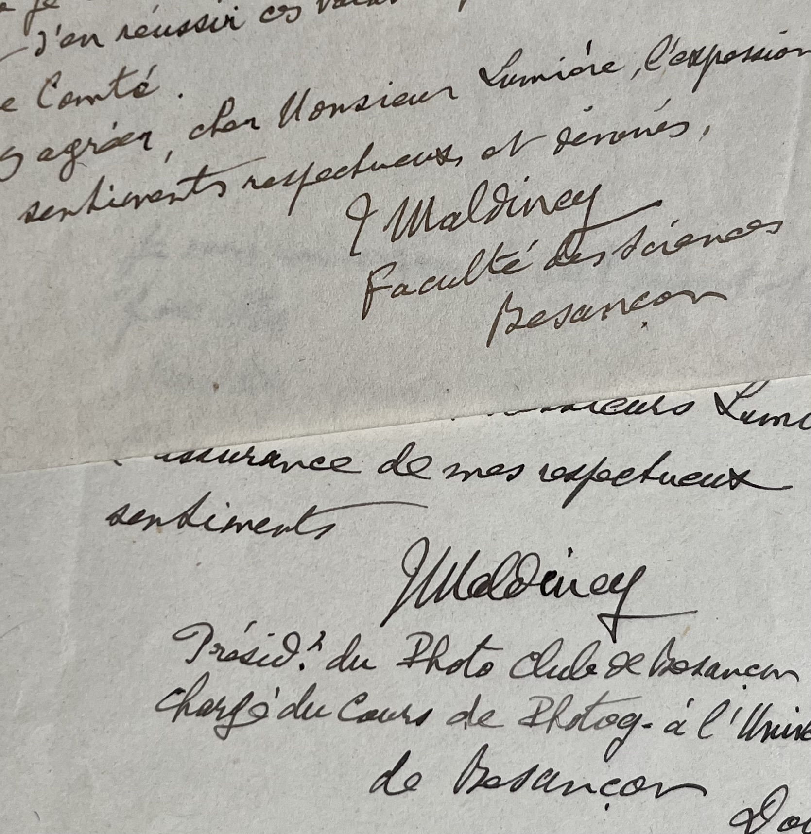 Le physicien Jules Maldiney oeuvre pour qu’une « rue des Frères Lumière » soit nommée à Besançon