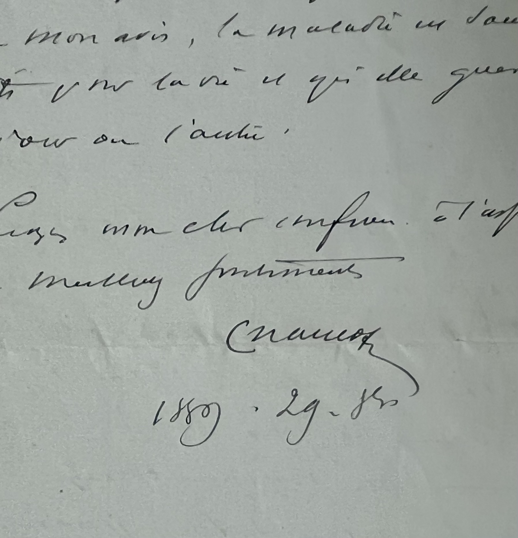 Jean-Martin Charcot ne change pas d’avis sur un diagnostic mais propose un nouveau traitement