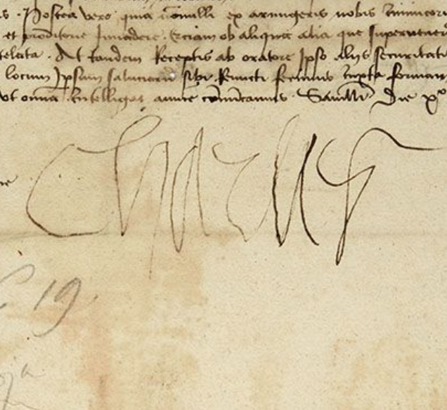 Charles Ier de Savoie annonce au duc de Milan que le Roi de France lui remet la forteresse de Saluces