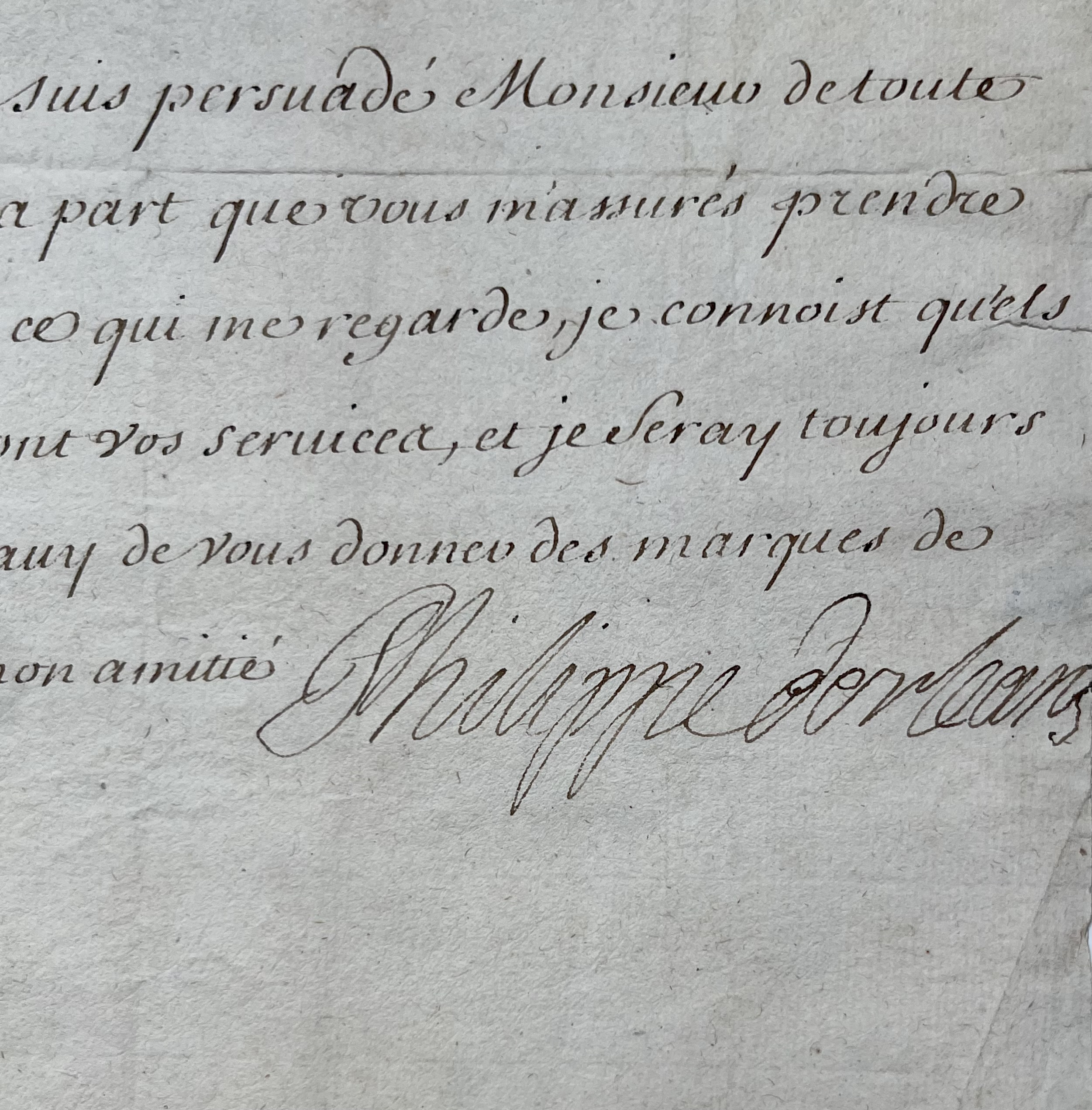 Philippe d’Orléans devient régent et s’assure de la loyauté du marquis de Toy