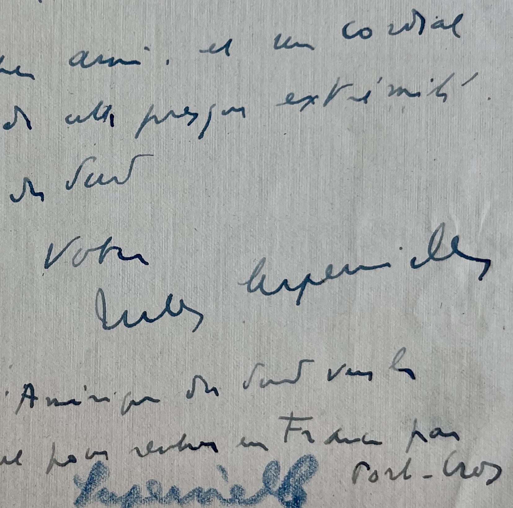 Jules Supervielle commente une critique élogieuse du « Forçat innocent »