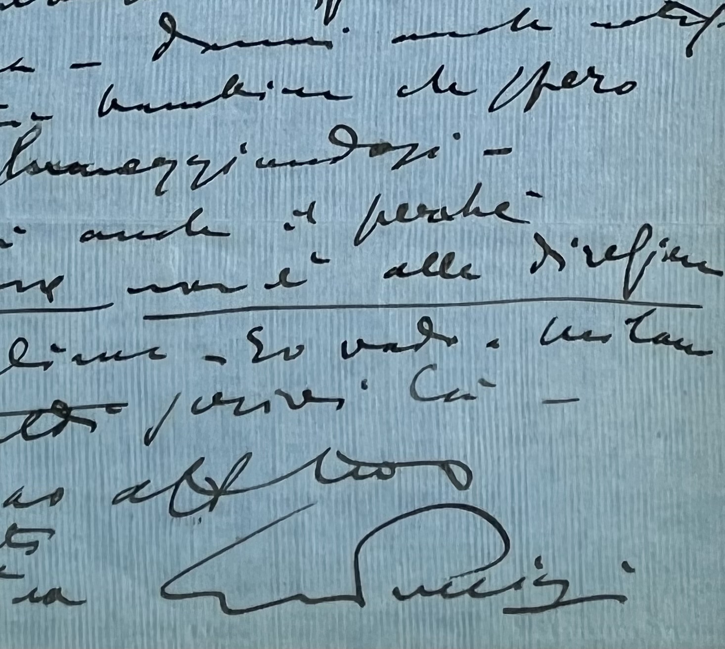 Giacomo Puccini annonce à son grand ami Carlo Clausetti qu’il retarde son prochain Opéra