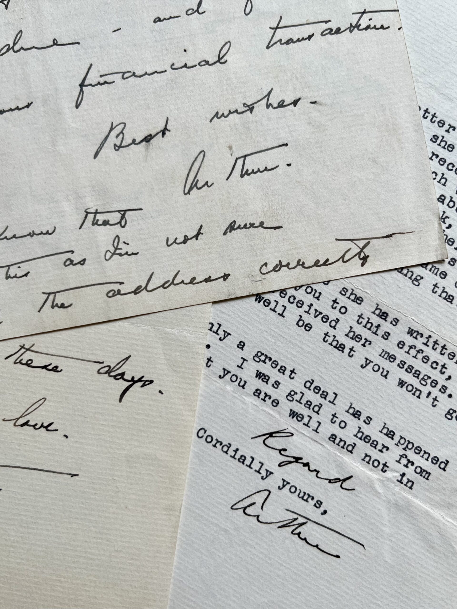 5 lettres de l’avocat américain Arthur Garfield Hays, défenseur de Sacco & Vanzetti