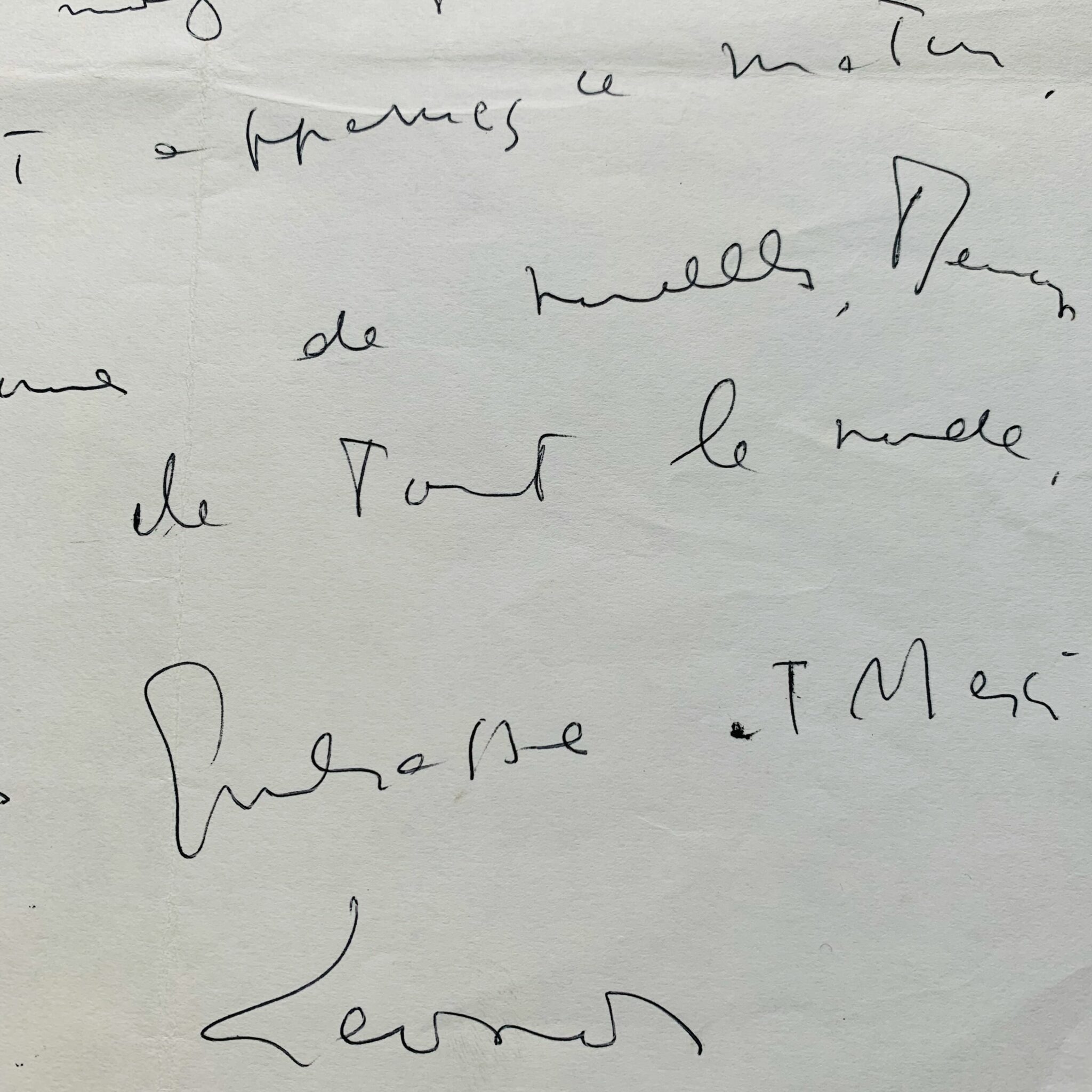Longue lettre de Leonor Fini sur la genèse de son tableau Heliodora