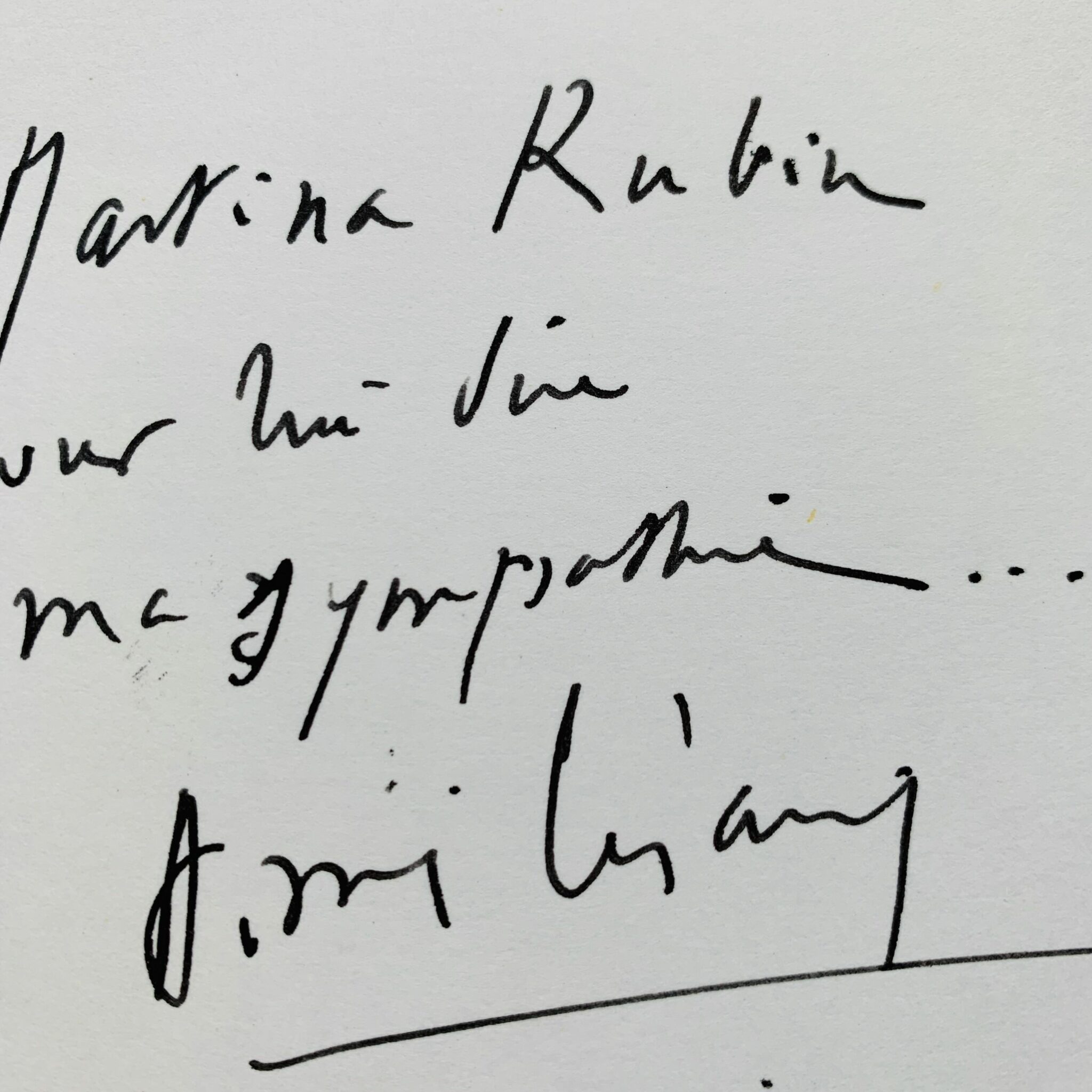 Quelques mots amicaux d’Aimé Césaire