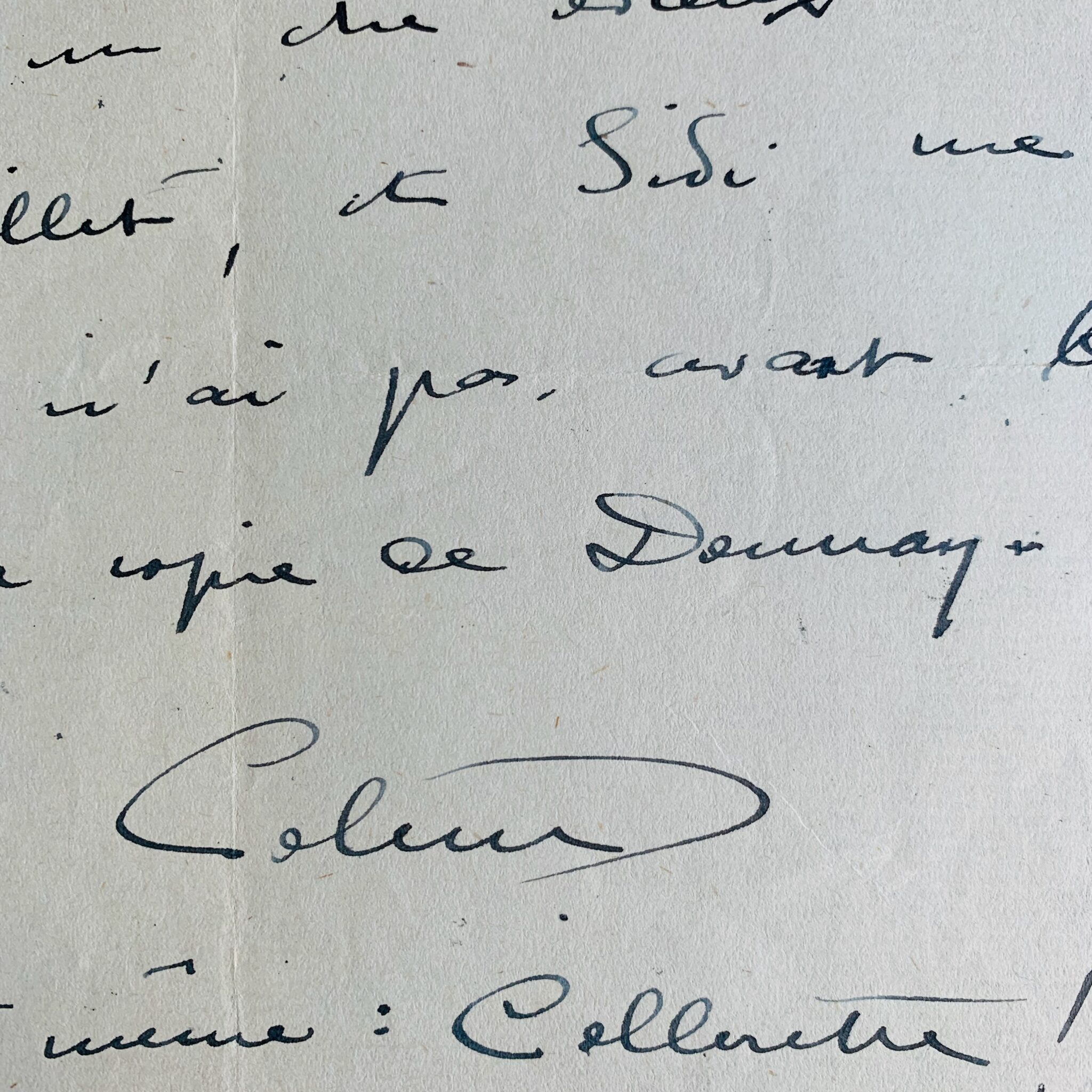 Colette très en colère contre Maurice Donnay