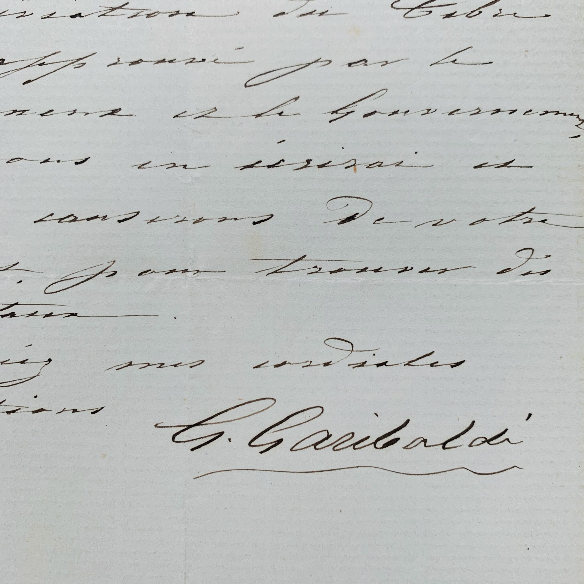 Garibaldi réfléchit à un projet de déviation du Tibre