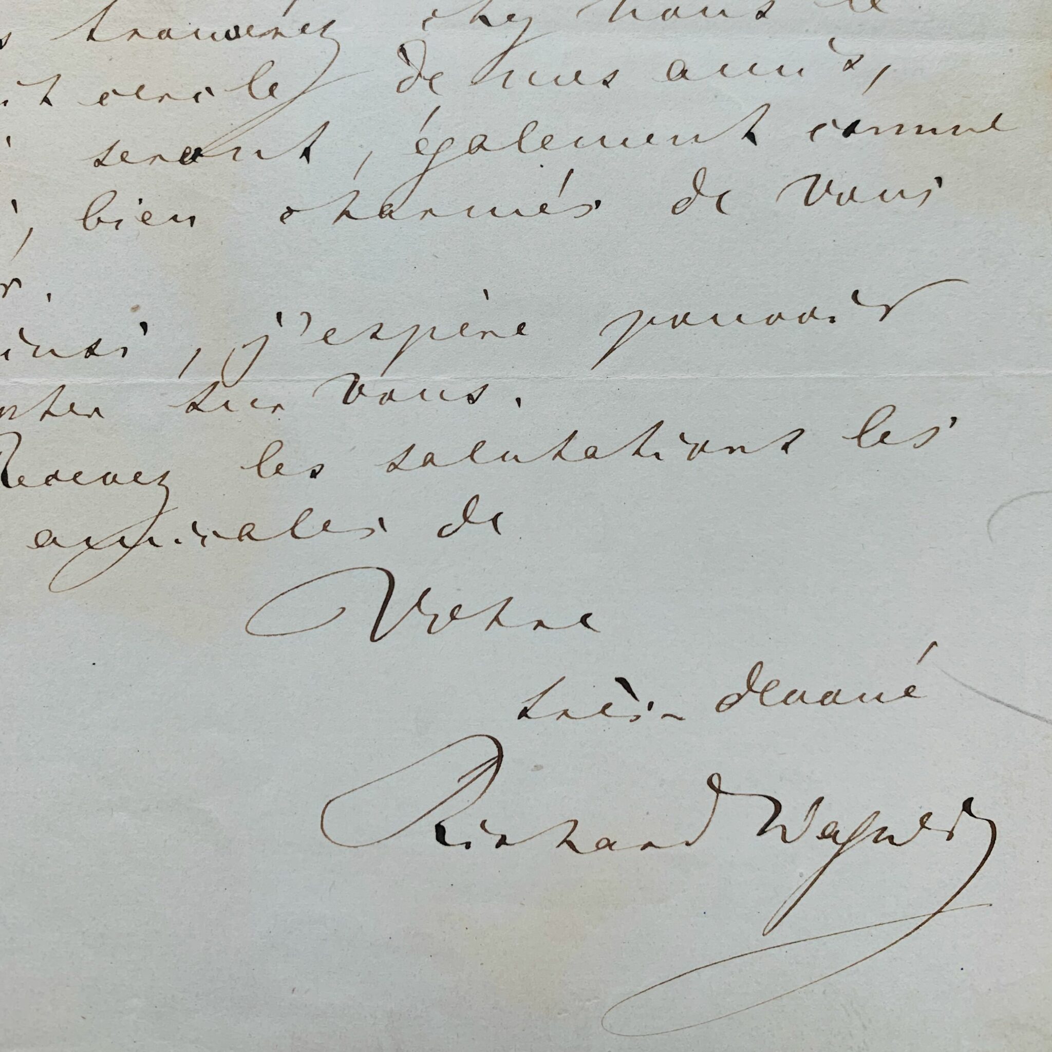 Richard Wagner invite Charles Gounod à une soirée chez lui avec un petit cercle d’amis