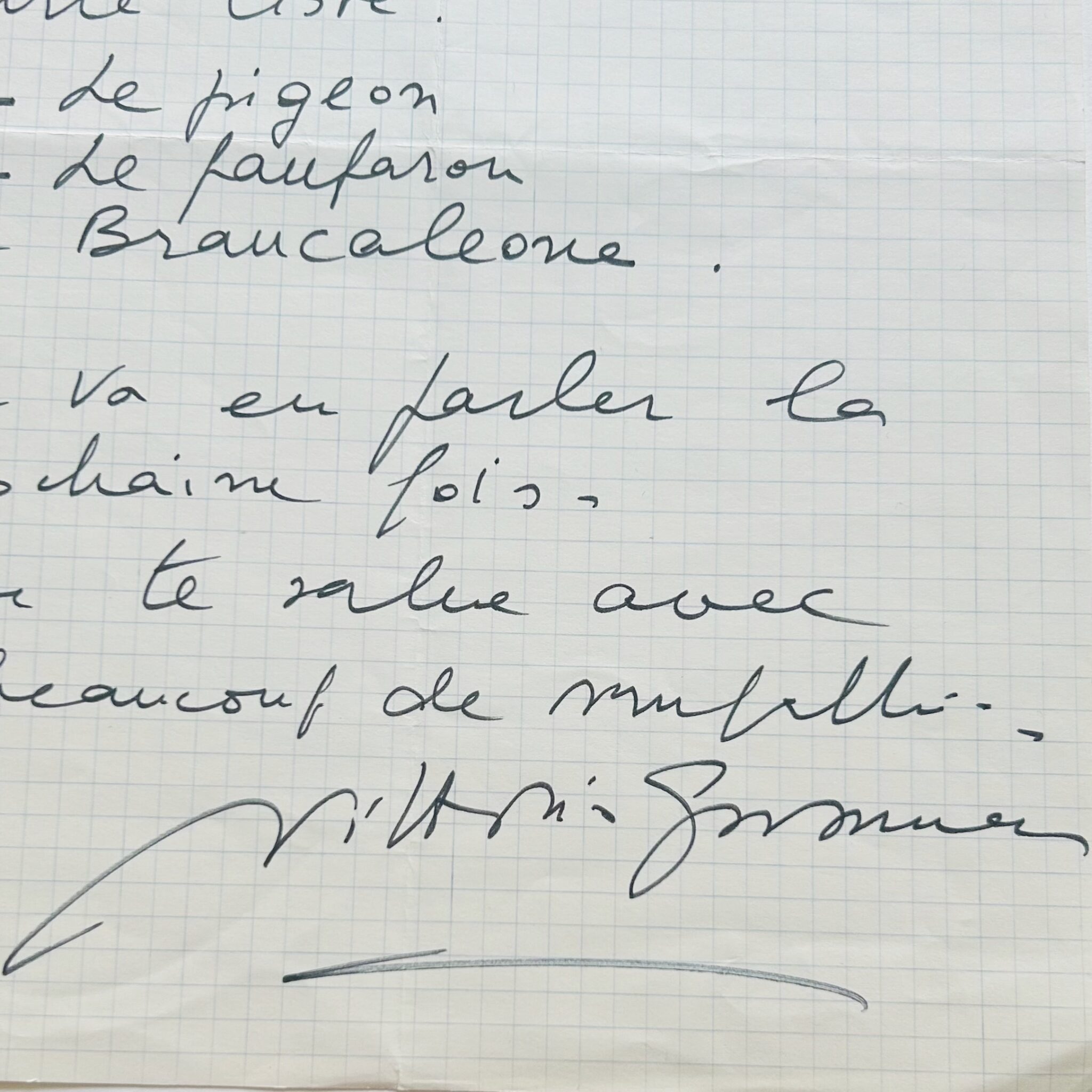 Vittorio Gassman propose de faire un choix dans sa filmographie