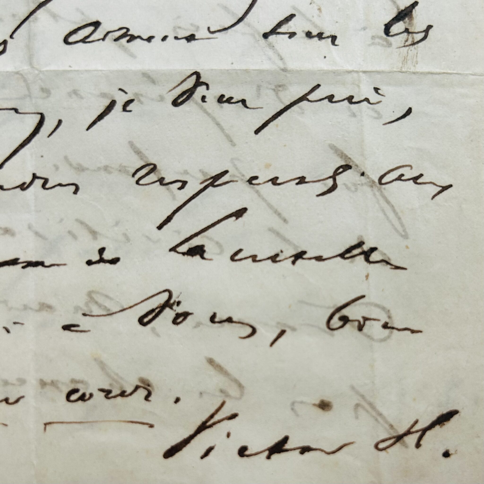 Victor Hugo confie à Lacretelle sa foi profonde dans l’avenir de la civilisation et de la France