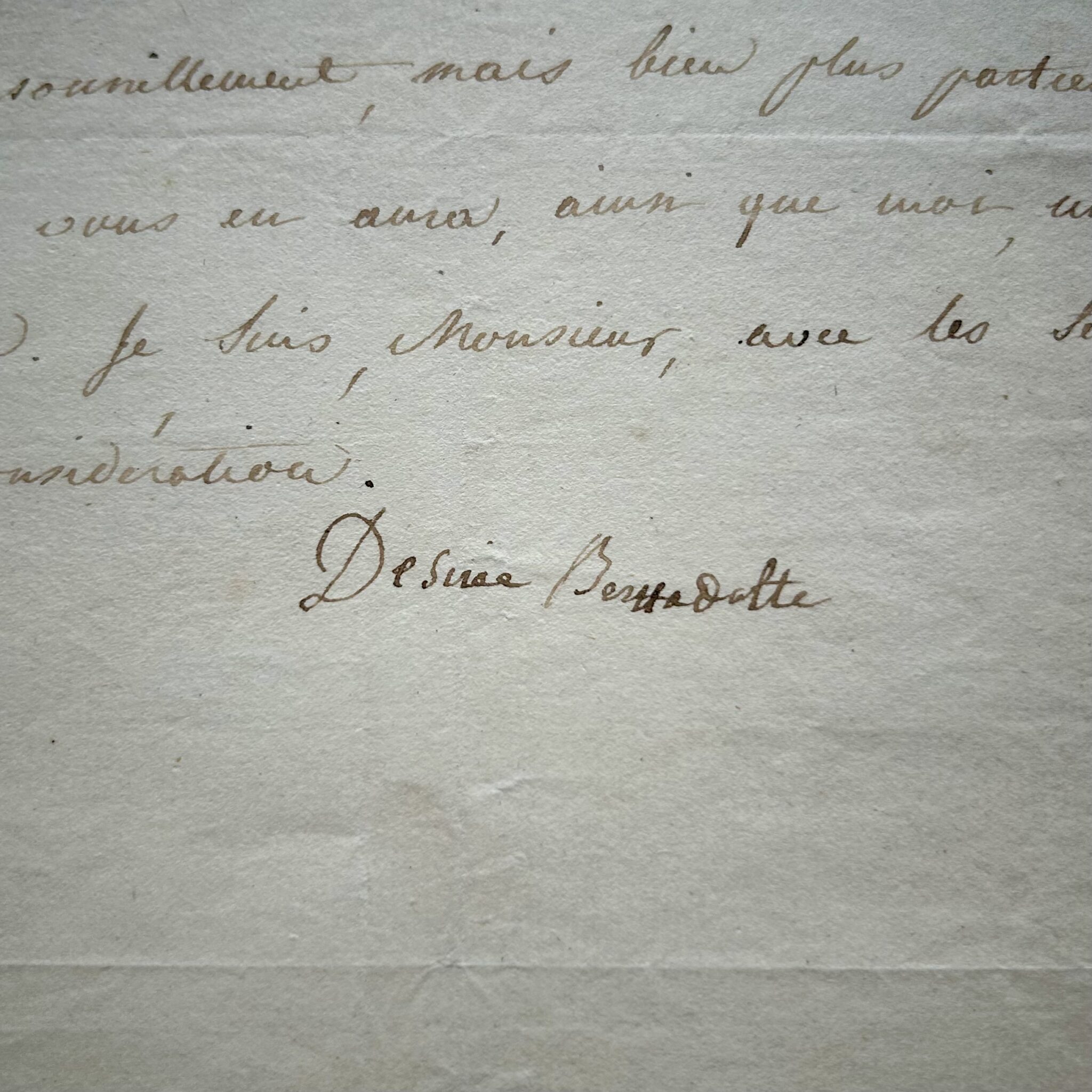 Désirée (Clary) Bernadotte intervient pour qu’un élève de Pau intègre le lycée de la ville