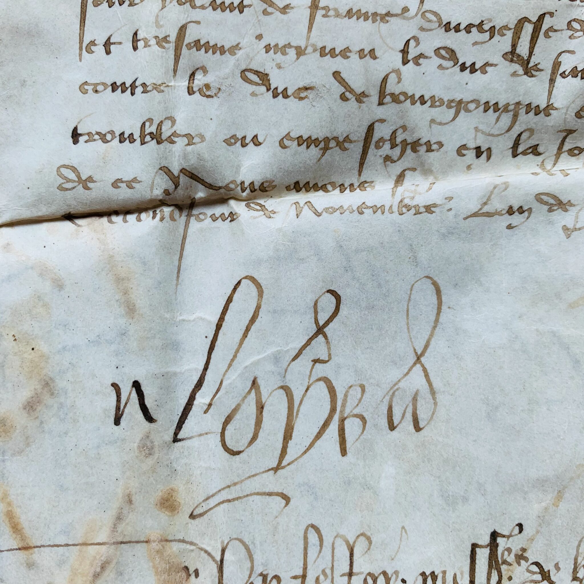 Louis XI promet à sa soeur Yolande de France de la défendre contre Charles le Téméraire