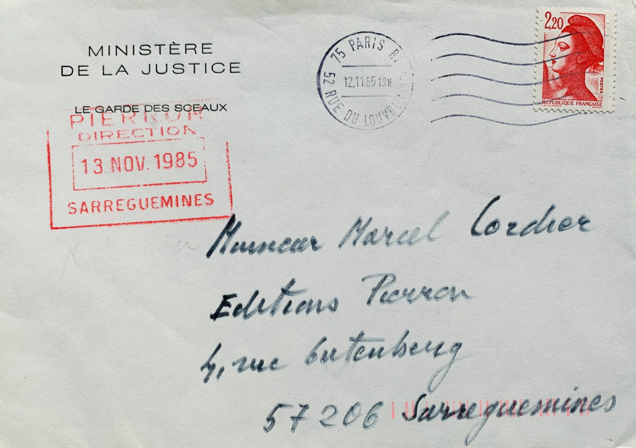 Lettre de Robert Bodinter sur Victor Hugo 4 - 1