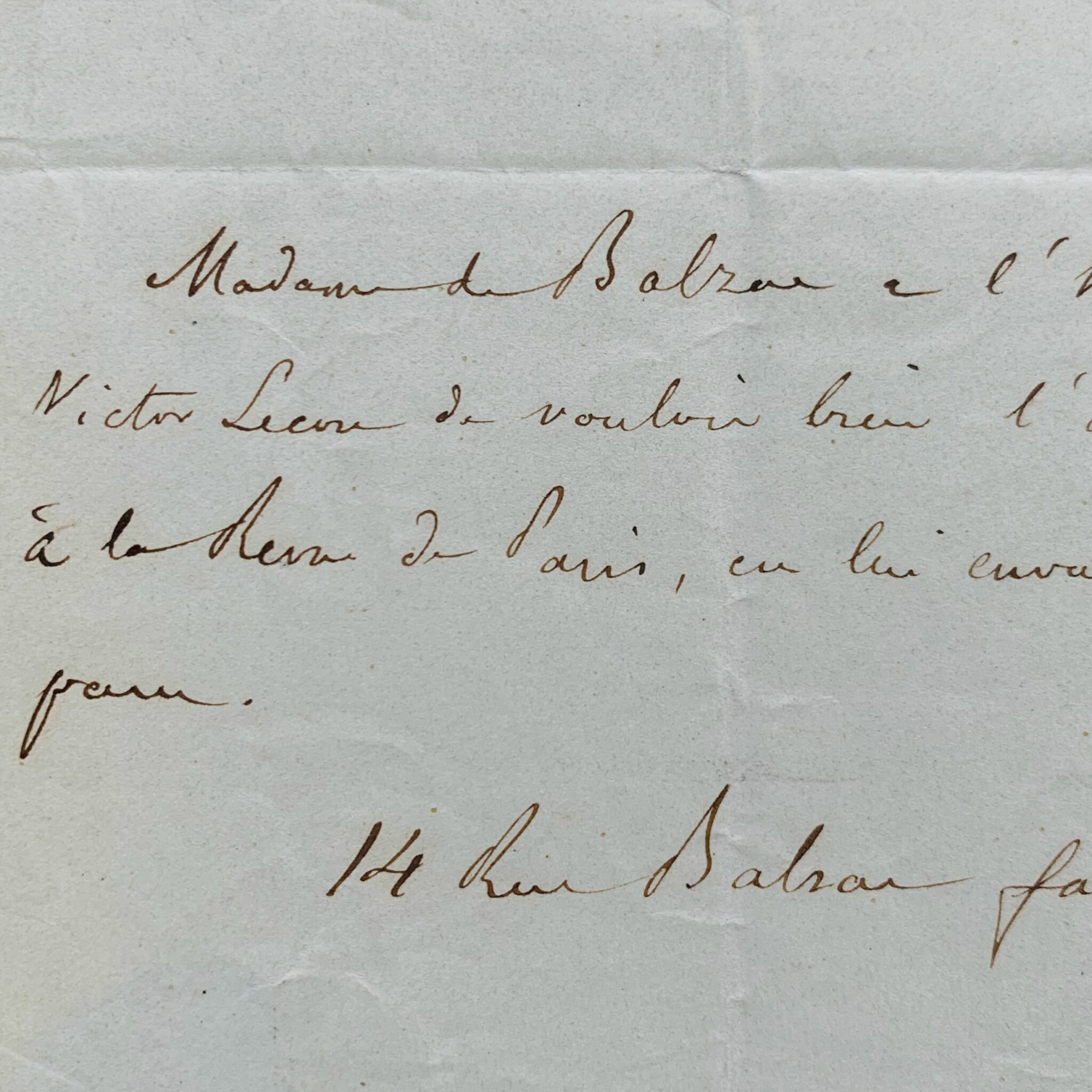 Ewelina Hanska, devenue Madame de Balzac, prend un abonnement à la Revue de Paris