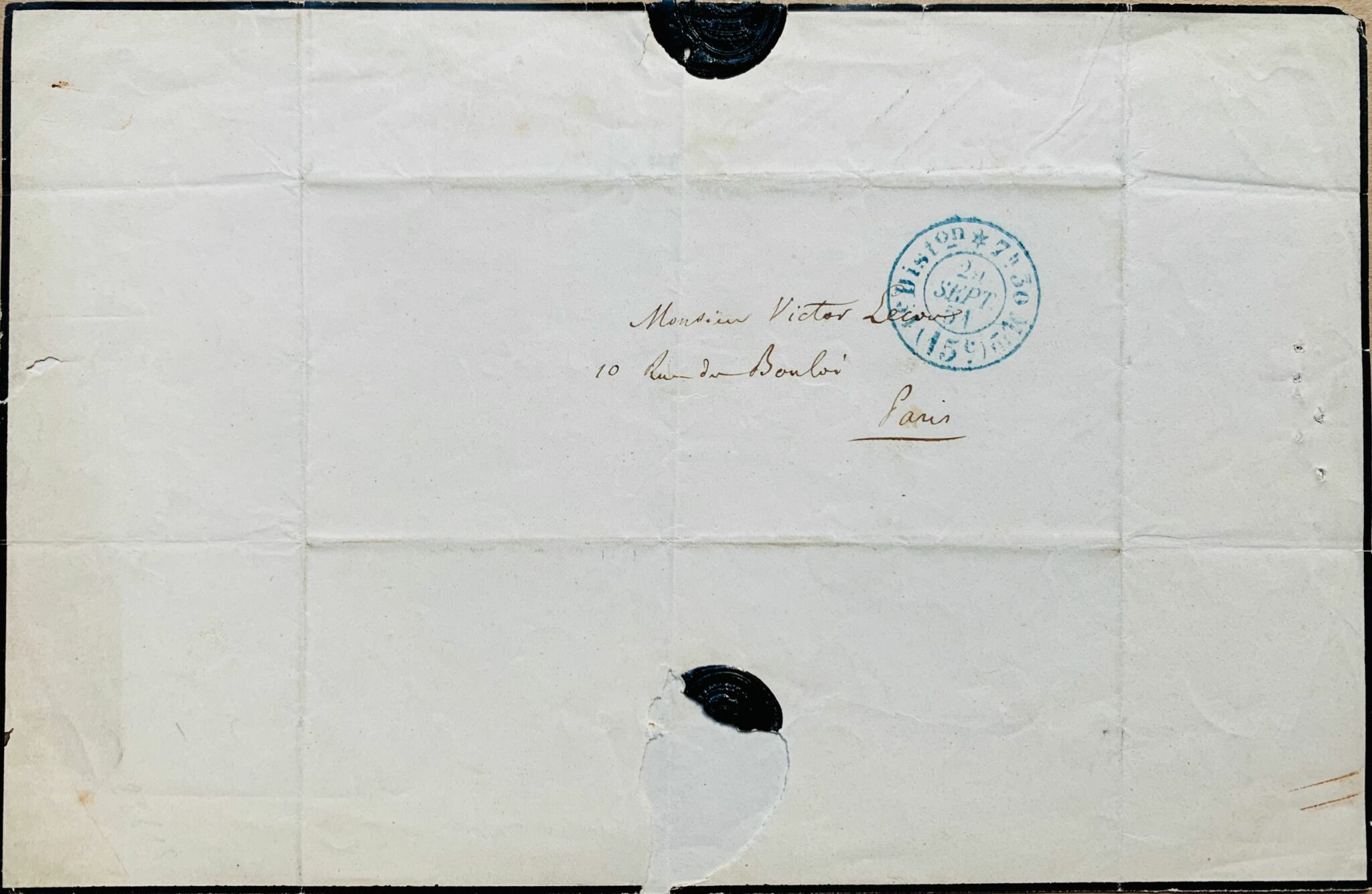 Lettre de madame Hanska après la mort de Balzac 3 - 1