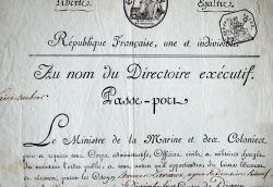 Le général Etienne Laveaux envoyé en Guadeloupe par le Directoire.