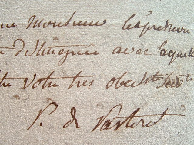 Le marquis de Pastoret en charge d’une société de charité.