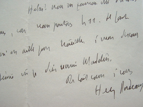 Henry Bordeaux prépare un discours sur Louis Madelin.