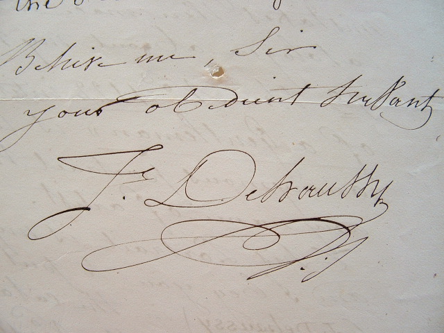 Jules Dehaussy exige des corrections.