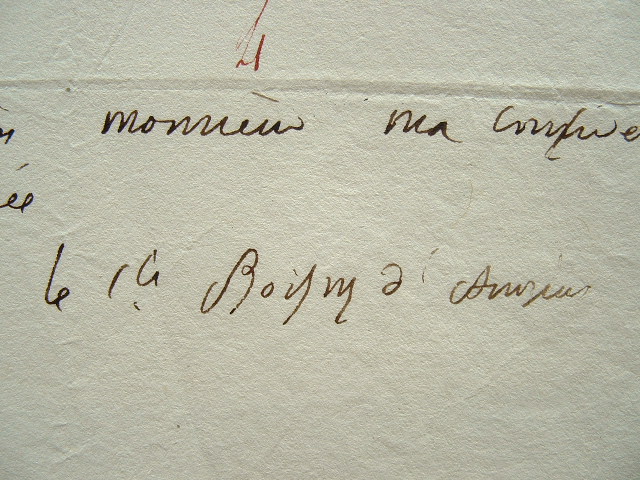 Boissy d’Anglas réclame un paiement en or.