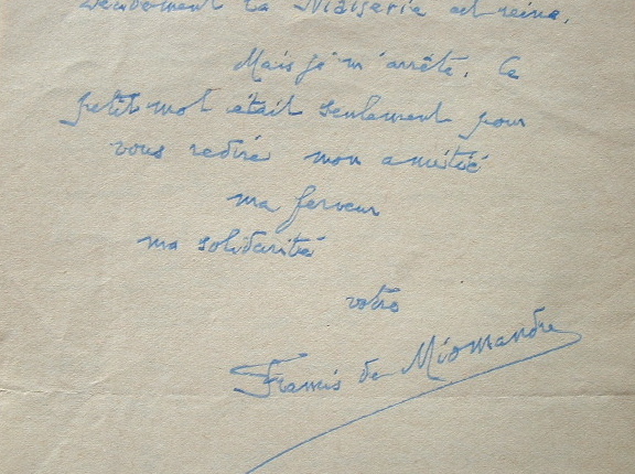 La vénération de Francis de Miomandre pour Jules Laforgue.