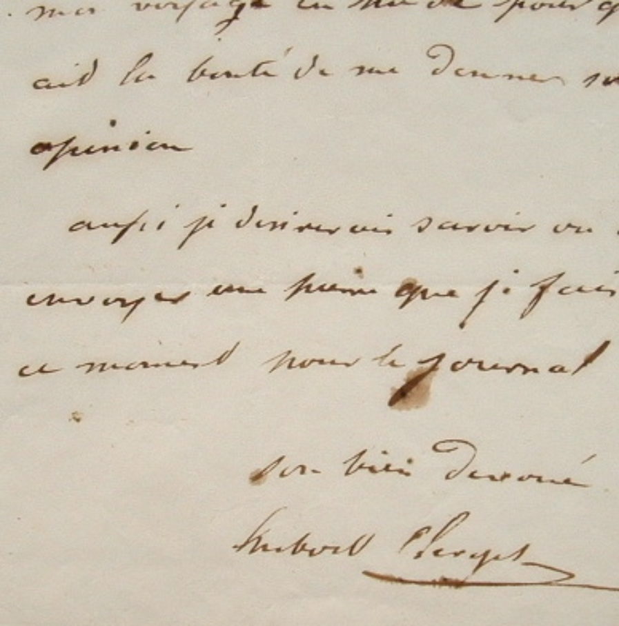 Le peintre Hubert Clerget demande l’avis de Delaunay.