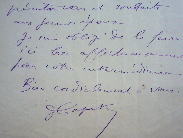 Le préhistorien Louis Capitan se confond en excuses.