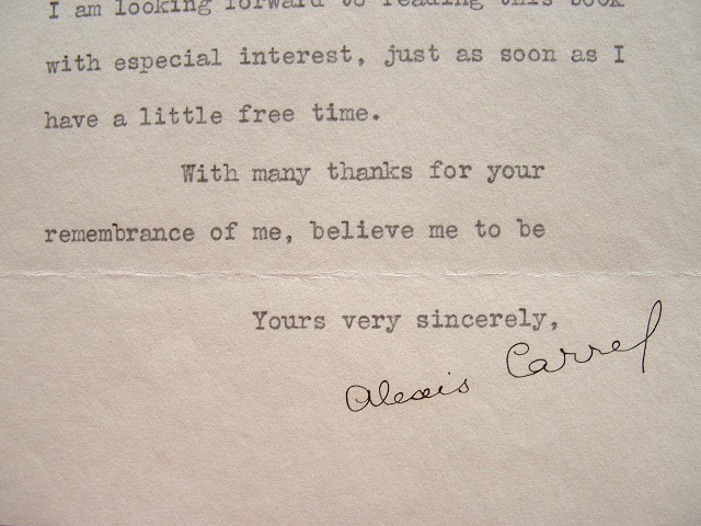 Le prix Nobel Alexis Carrel s’intéresse à l’hypertréphocytose.