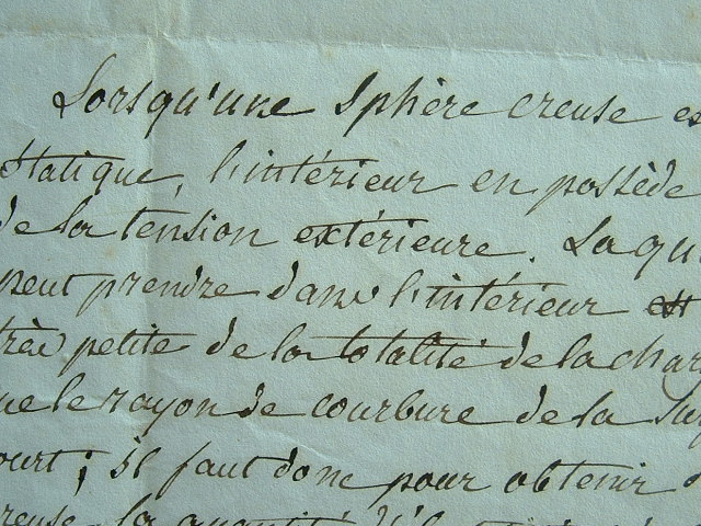 Le physicien Peltier fait cacheter une découverte scientifique.