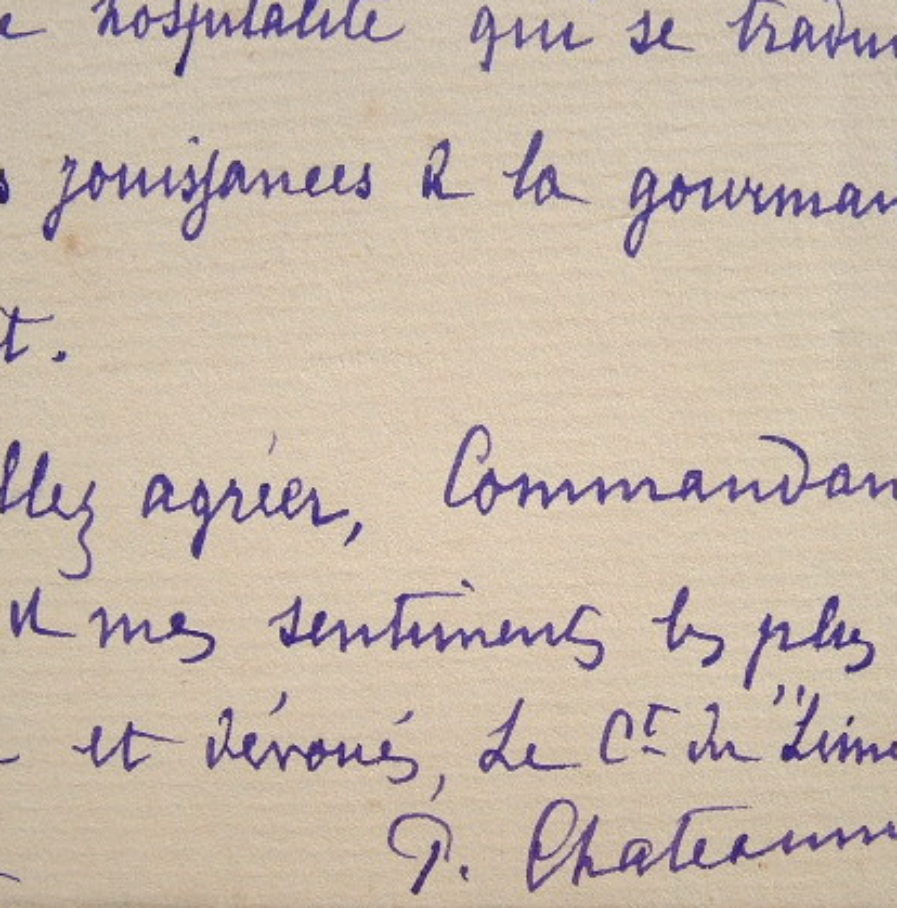 L’amiral Châteauminois à Tahiti.