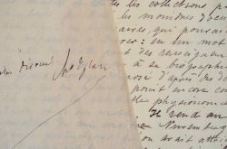 Manuscrit de l’historien d’art Charles Ephrussi sur Albrecht Dürer.