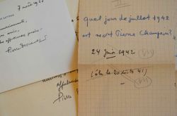 Pierre Descaves répond à un questionnaire sur l’Académie Goncourt.