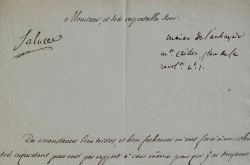 Le chimiste et savant italien Saluces de Menusiglio s’adresse à Guyton de Morveau.