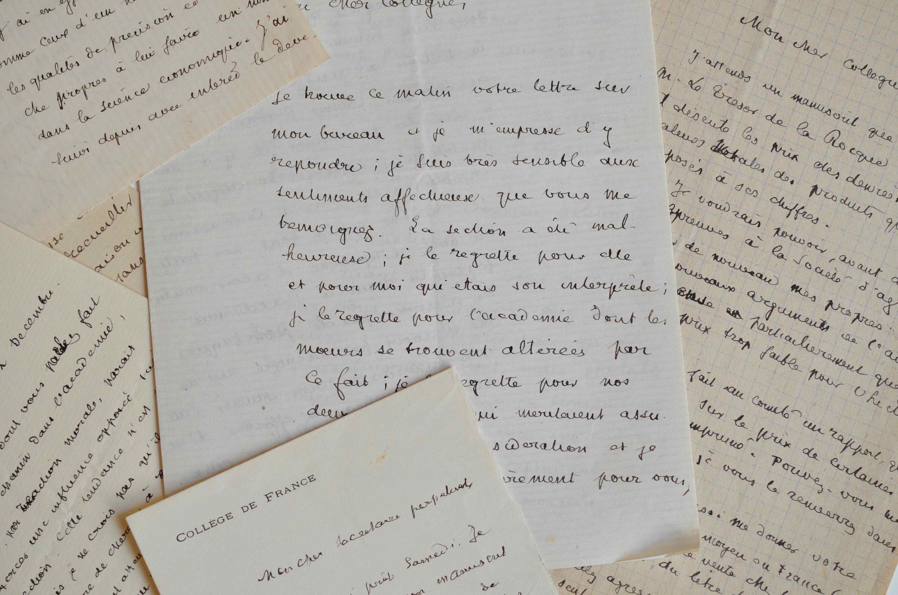 Emile Levasseur évoque son désaccord pour les élections à l’Institut.