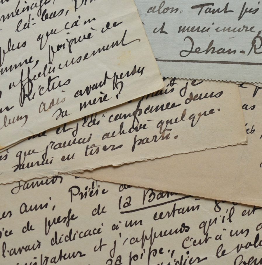 Jehan Rictus suit avec passion la parution de ses livres.