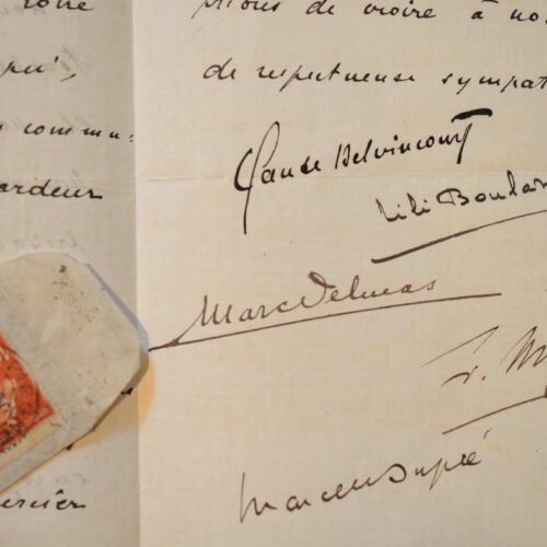 Rara lettera di Lili Boulanger risalente all'epoca del suo Prix de Rome.