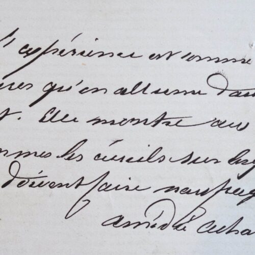 Maxime sur l'expérience du romancier marseillais, Amédée Achard.