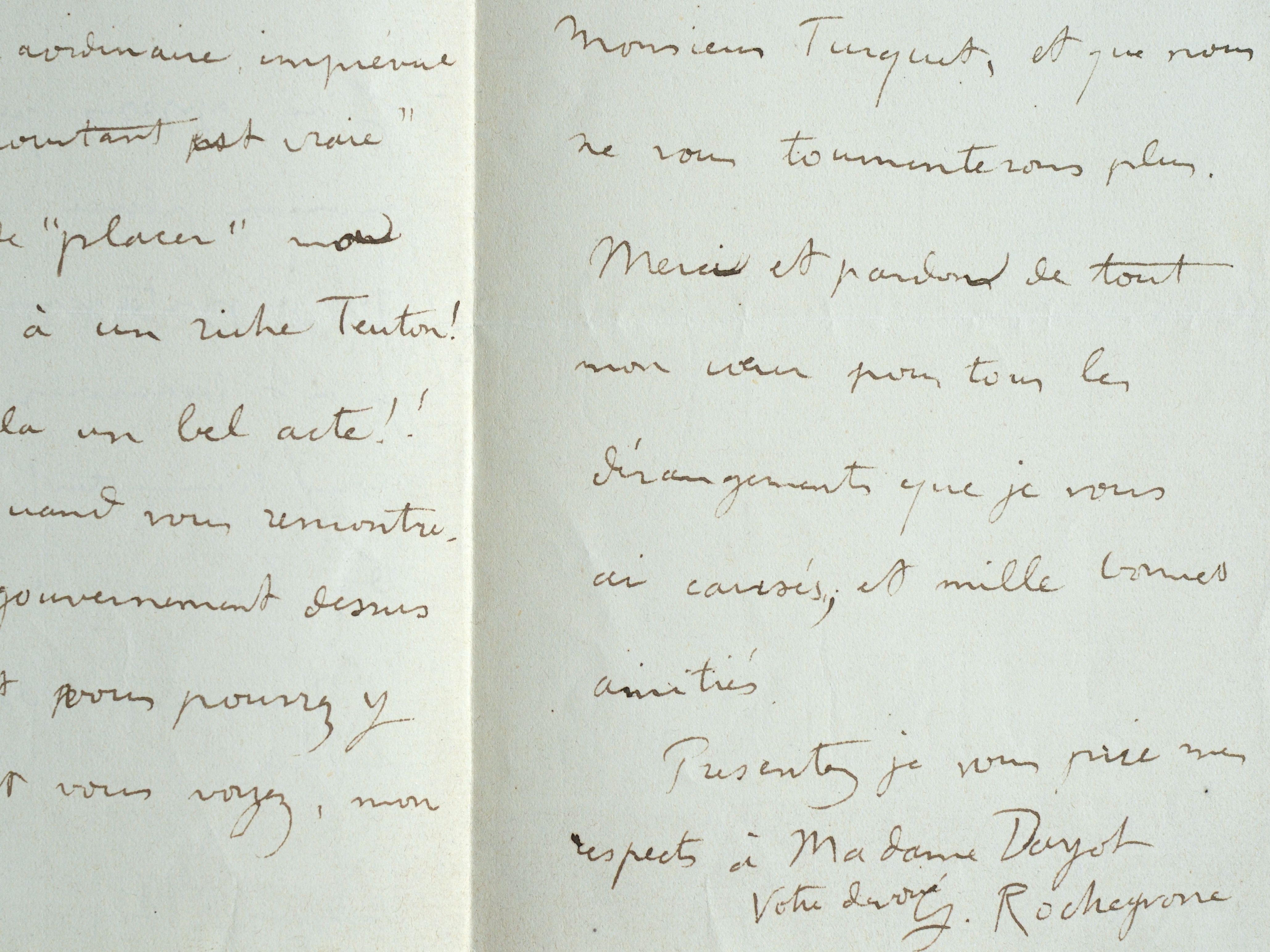 Georges Rochegrosse euphorique après la vente d’un tableau à « un riche Teuton ».