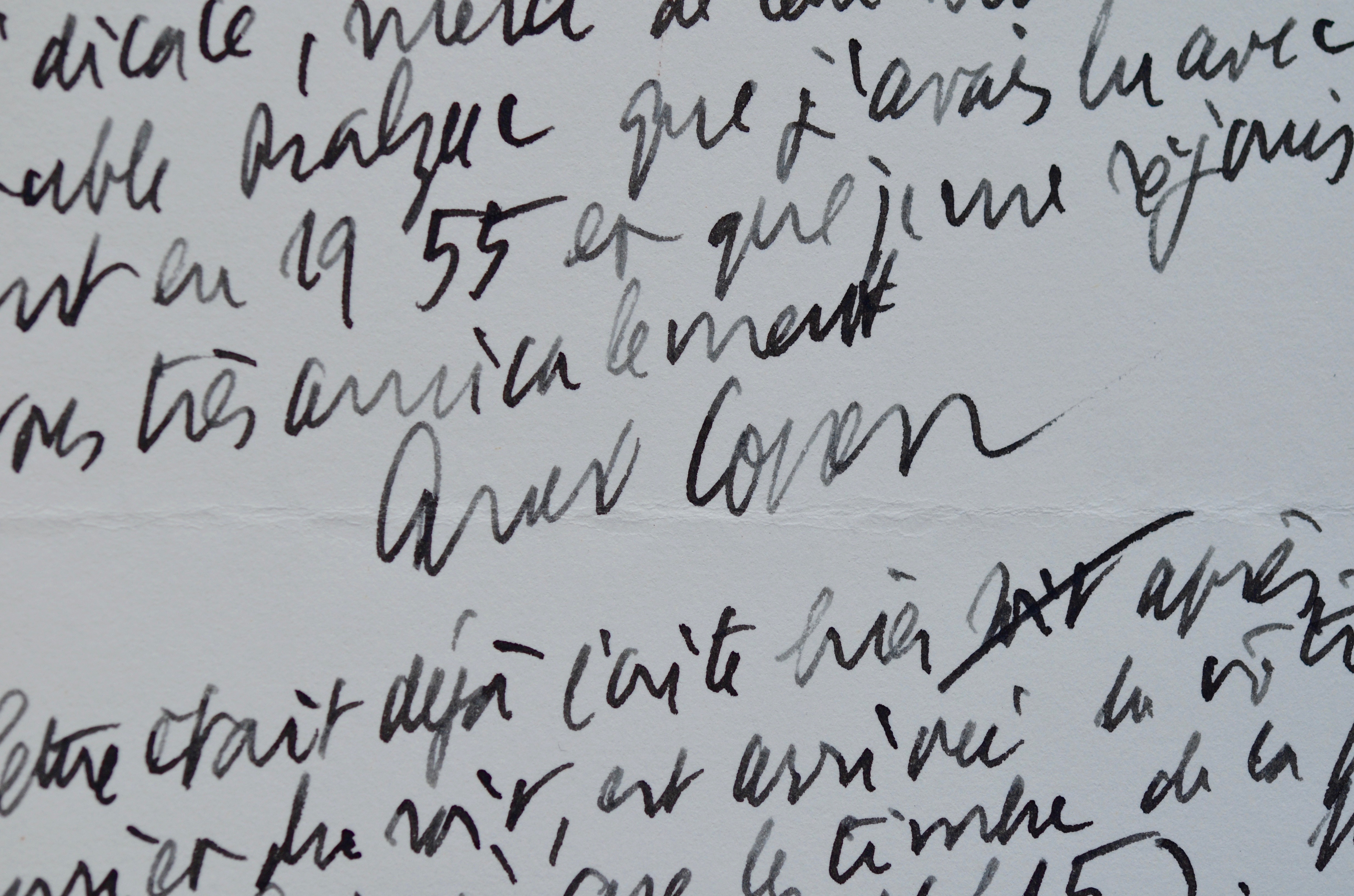 Albert Cohen émerveillé par la lecture de Balzac et son monde.